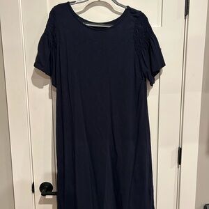 Talbots Dark Blue Midi Dress